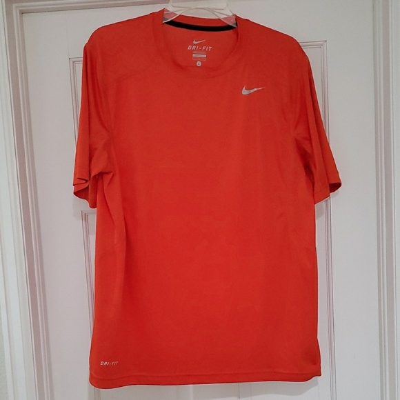 Nike Men's Orange Dri-FIT Shirt s L - Picture 1 of 6
